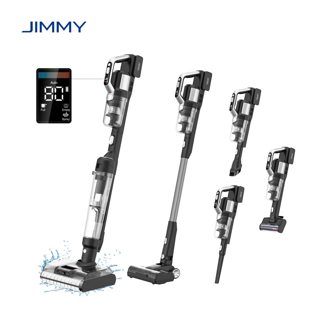 Вертикална прахосмукачка за сухо и мокро почистване JIMMY PW11 Pro Max Next Gen