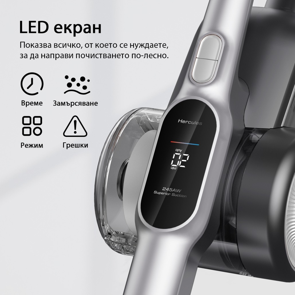 Вертикална прахосмукачка JIMMY H10 Flex