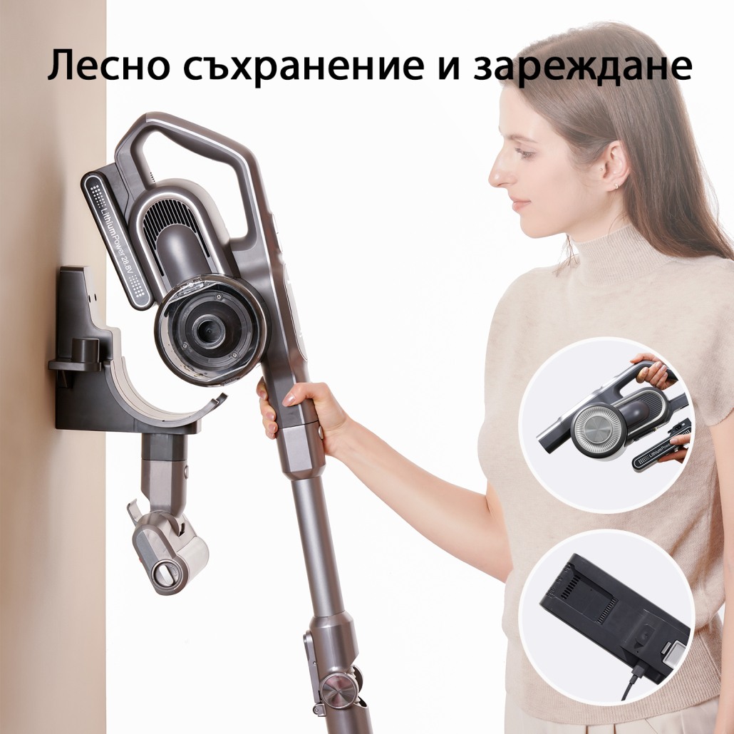Вертикална прахосмукачка JIMMY H10 Flex