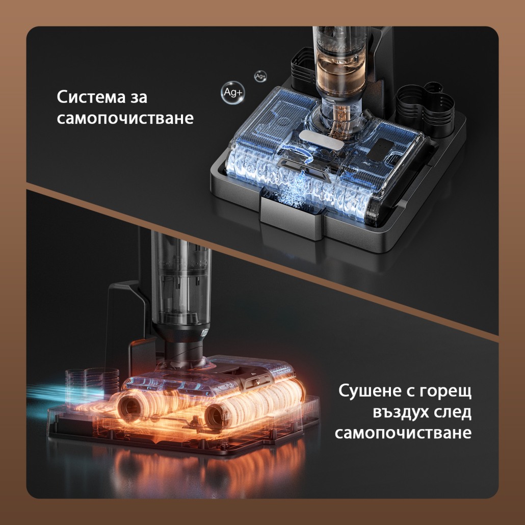 Вертикална прахосмукачка за сухо и мокро почистване JIMMY PW11 Pro Max Next Gen
