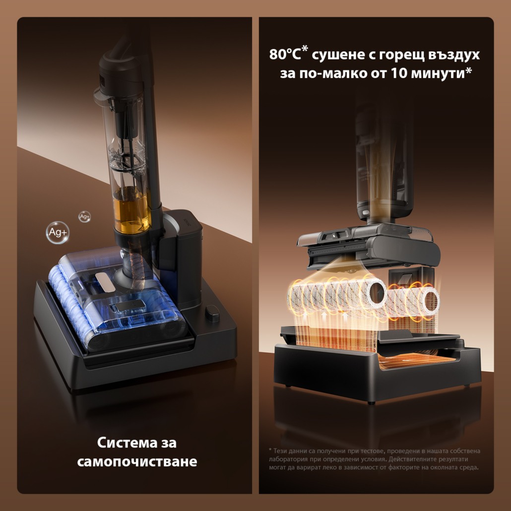 Вертикална прахосмукачка за сухо и мокро почистване JIMMY PW11 Pro Max Next Gen