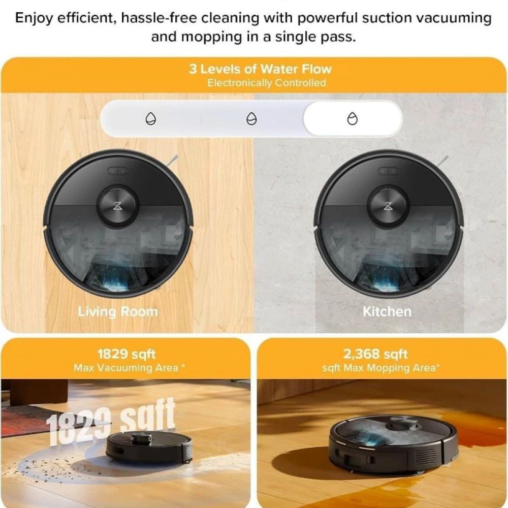 Roborock Q7 TF Прахосмукачка робот, черен