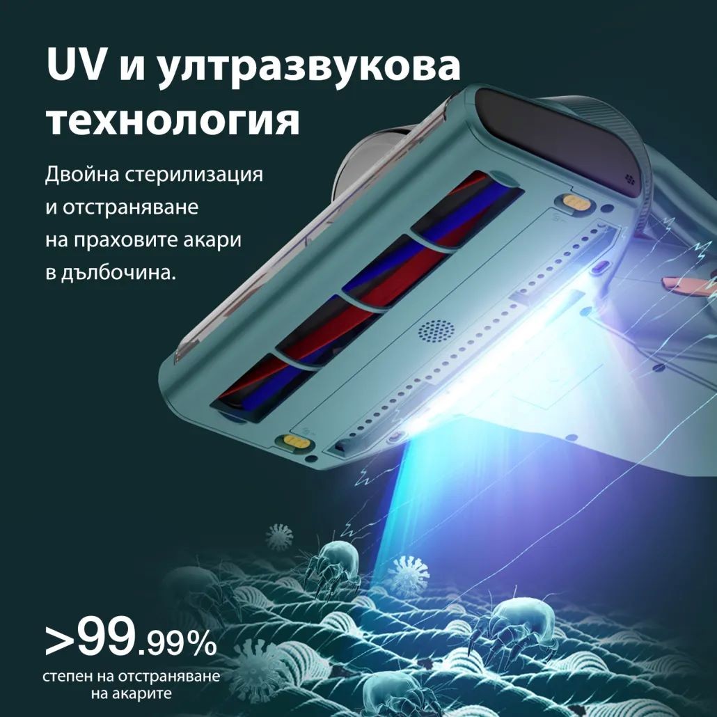 Прахосмукачка против акари JIMMY BX7 Pro, синя