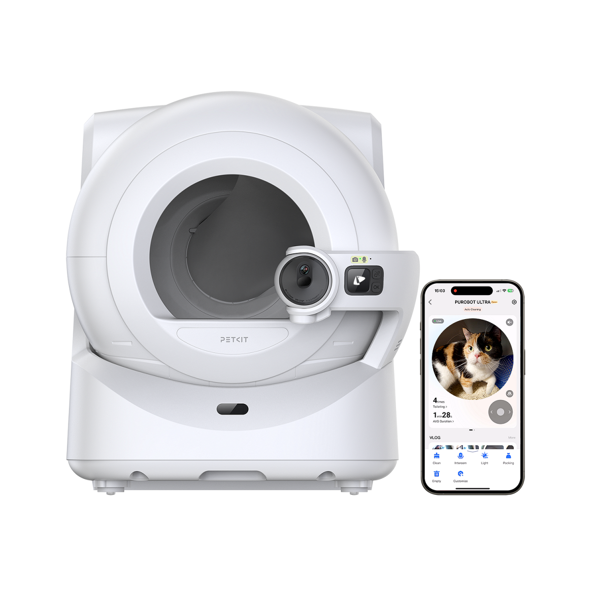 Автоматична и самопочистваща се тоалетна за котки PetKit Purobot ULTRA