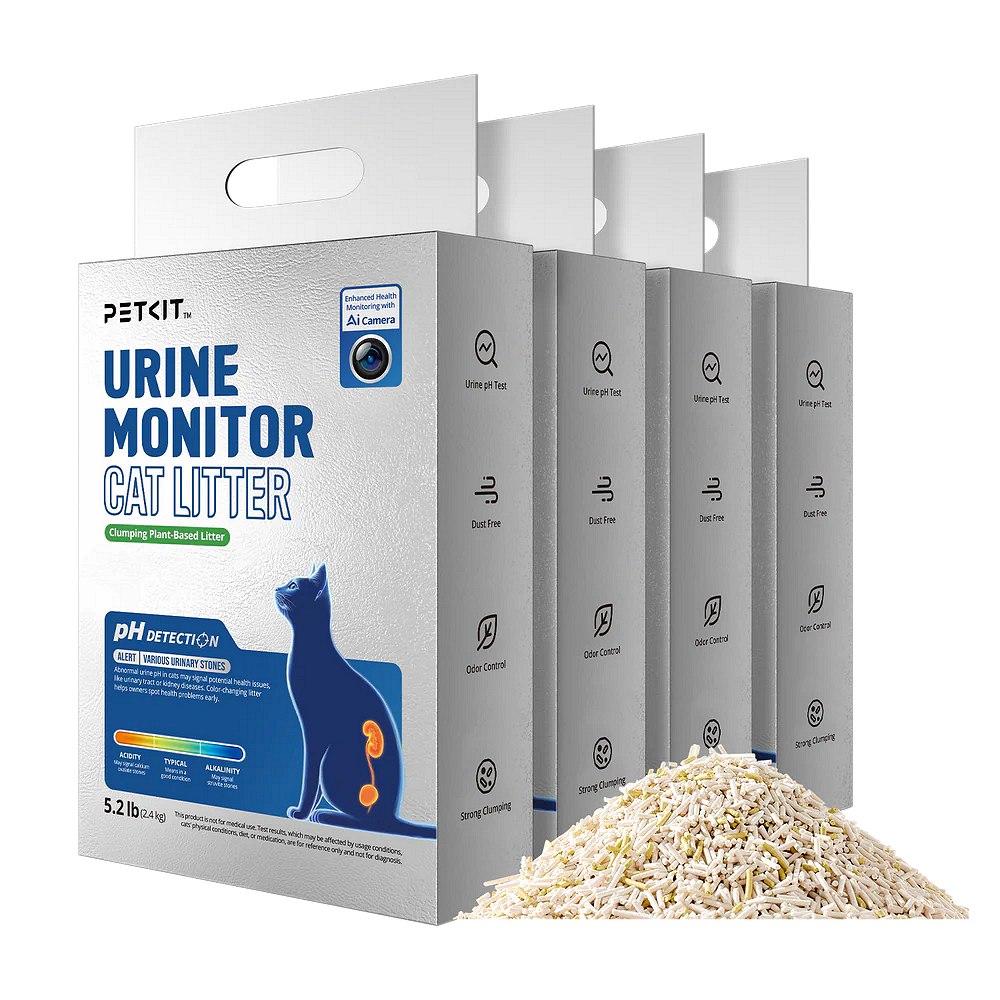 Соева котешка постелка Petkit Urine Monitor 5 в 1 с pH тест - 4бр.