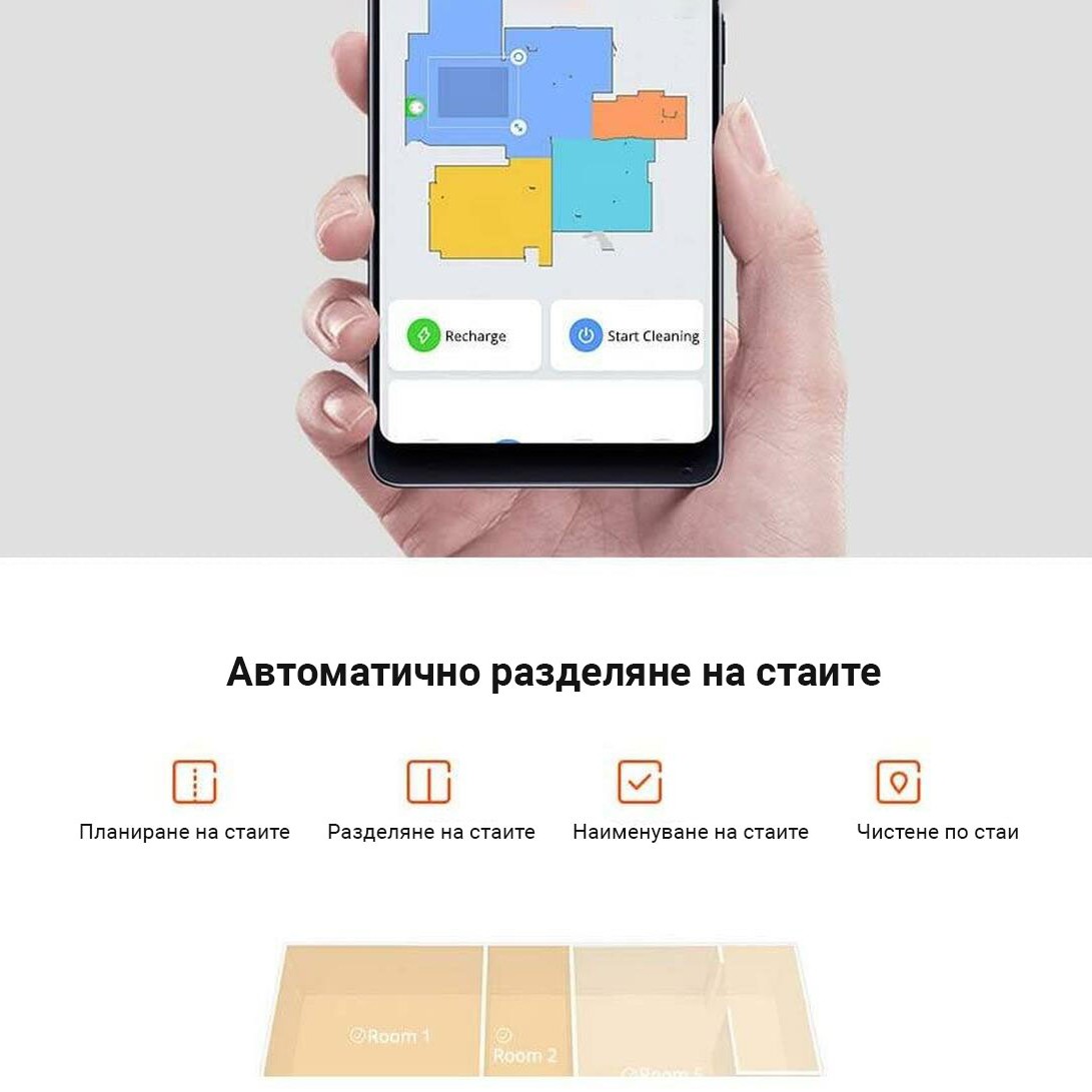Xiaomi Mi Robot Vacuum Mop Pro Прахосмукачка робот