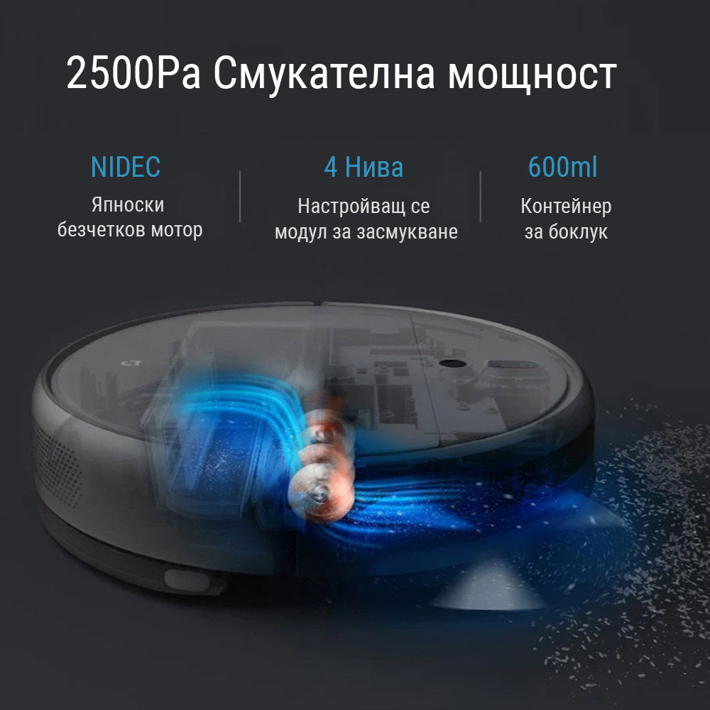 Xiaomi Mi Robot Vacuum Mop 1C Прахосмукачка робот