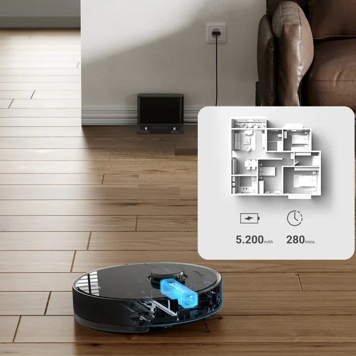 Dreame Bot D10s Plus Прахосмукачка робот, черен
