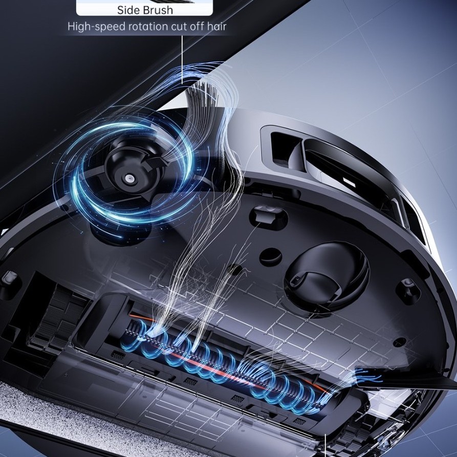 Jonr X9 Pro Прахосмукачка робот,черен
