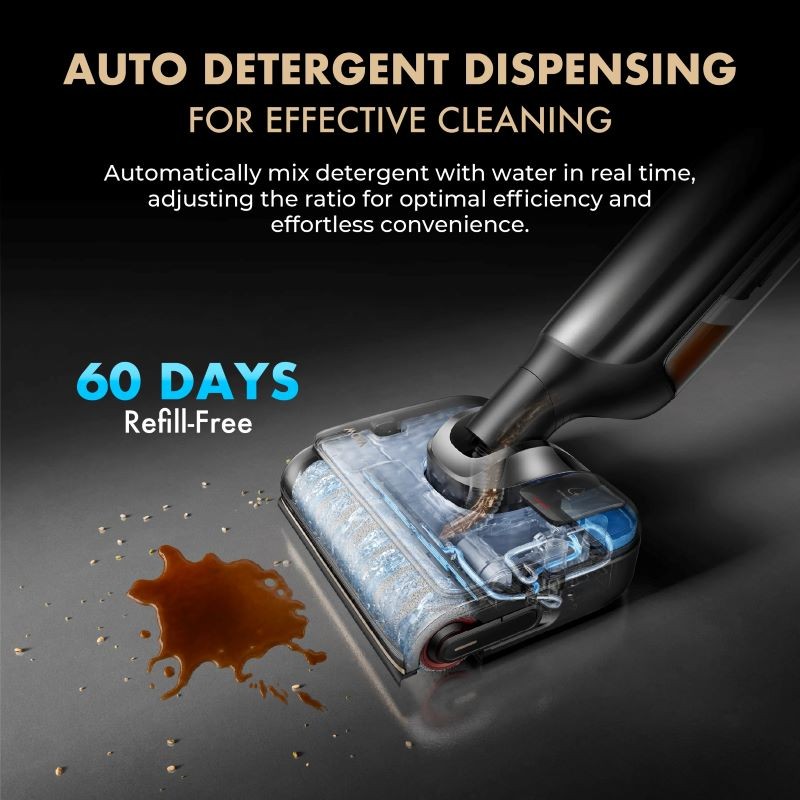 MOVA M50 Ultra Wet and Dry Vacuum Ръчна прахосмукачка, черна