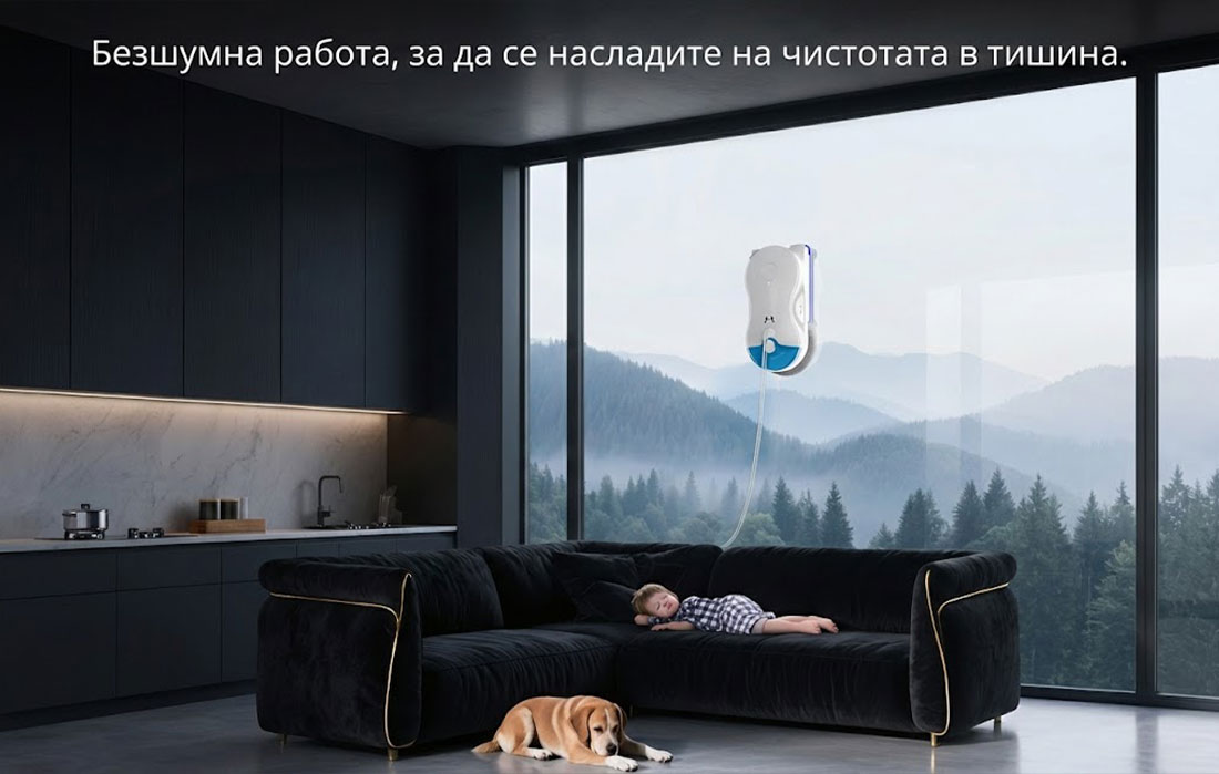 робот за почистване на прозорци Hutt 10